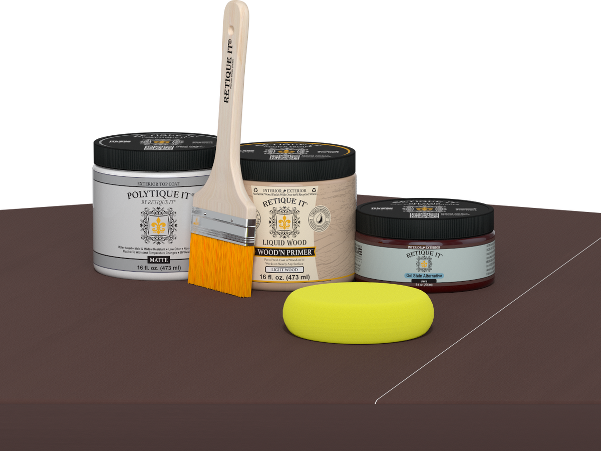 Multi-purpose Smooth Finish Kit (Med) - Java - Exterior Top Coat