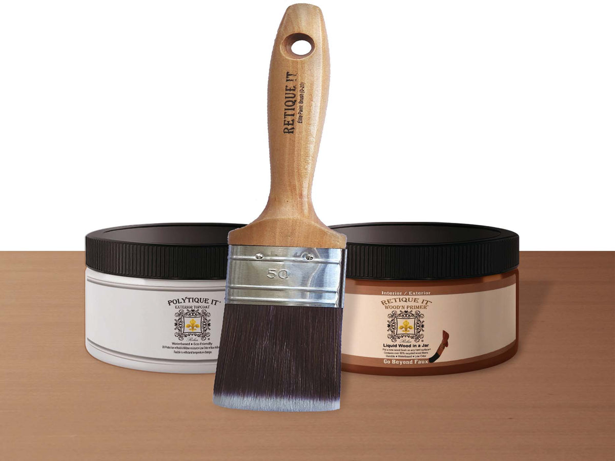 Bare Wood Kit - Dark Wood - Exterior Top Coat