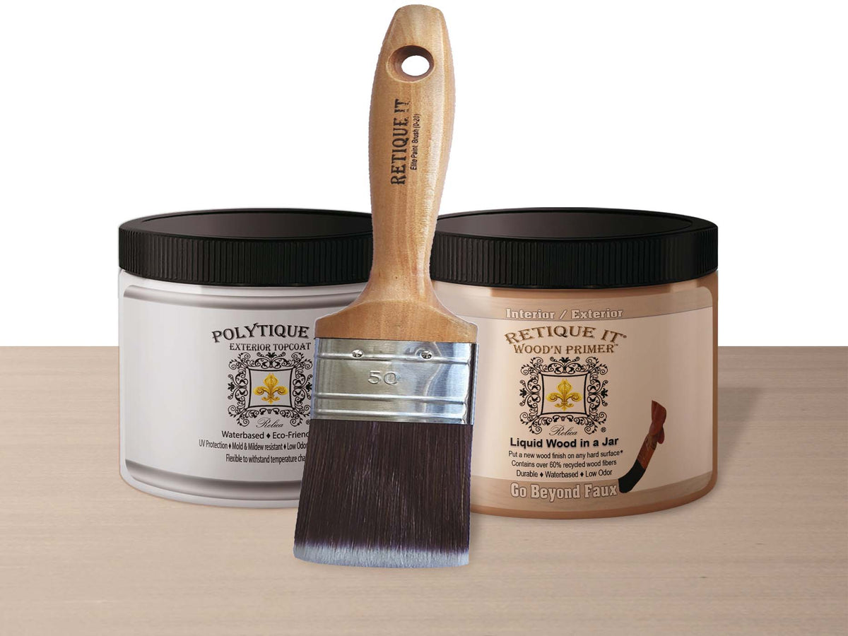 Bare Wood Kit (Med) - Light Wood - Exterior Top Coat