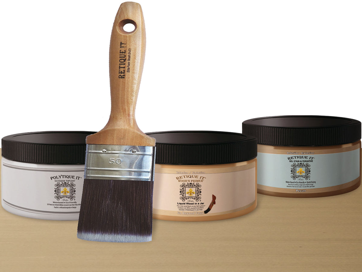 Multi-purpose Smooth Finish Kit - Pecan - Exterior Top Coat