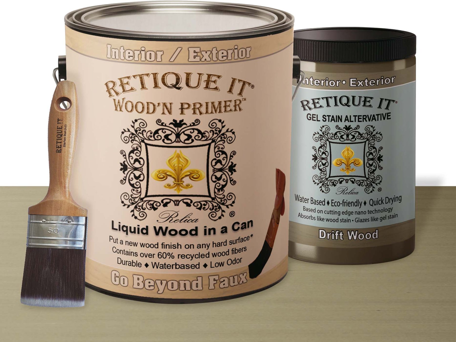 Wood'n Cabinet Kit - (48 Door / Smooth) - Drift Wood
