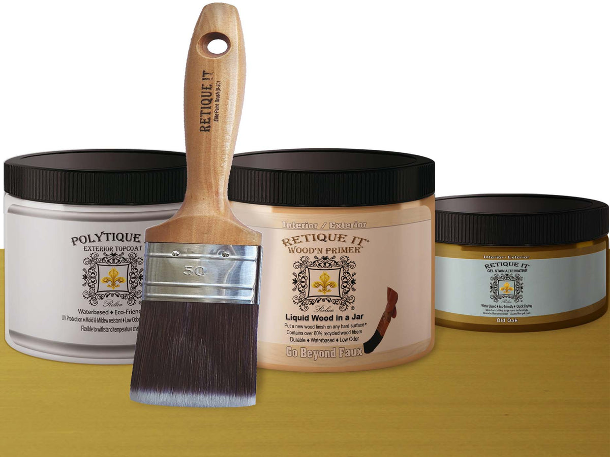 Multi-purpose Smooth Finish Kit (Med) - Old Oak - Exterior Top Coat