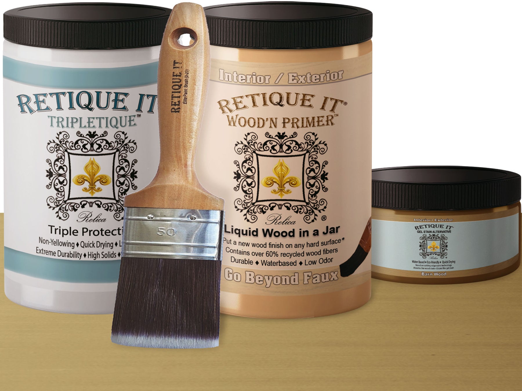 Multi-purpose Smooth Finish Kit (Large) - Barn Wood - Interior Top Coat