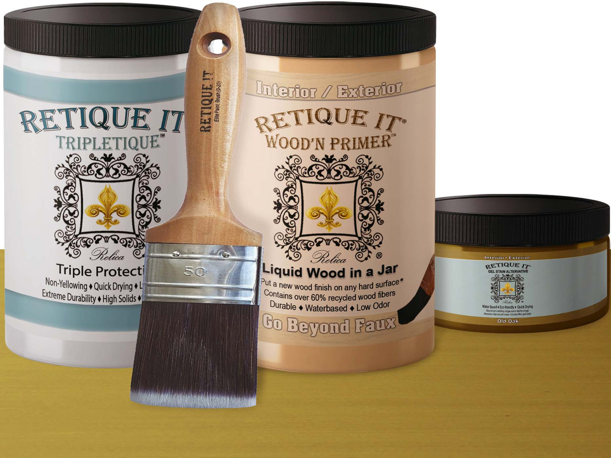 Multi-purpose Smooth Finish Kit (Large) - Old Oak - Interior Top Coat