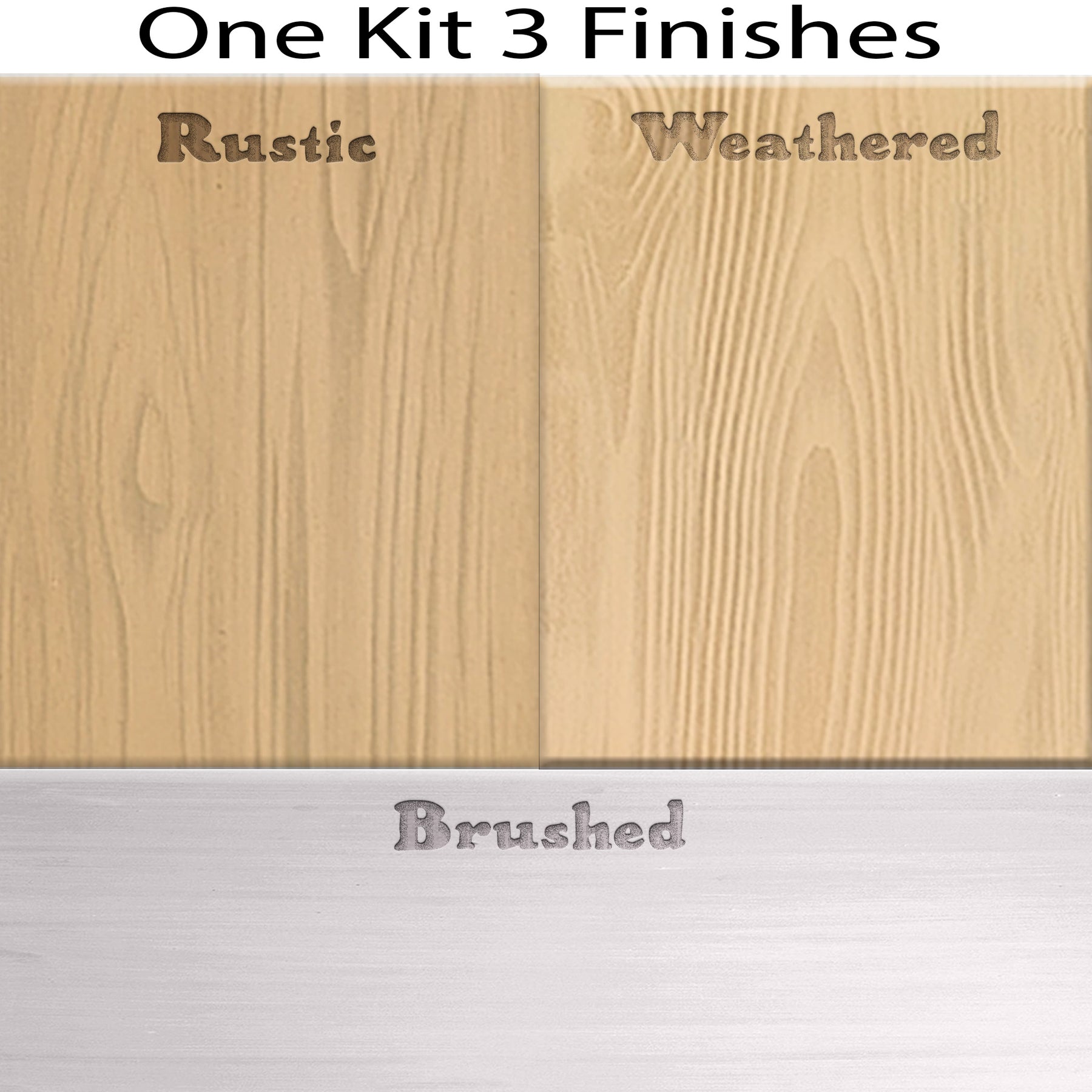 Fireplace Mantel Wood'n Finish Kit - White Oak