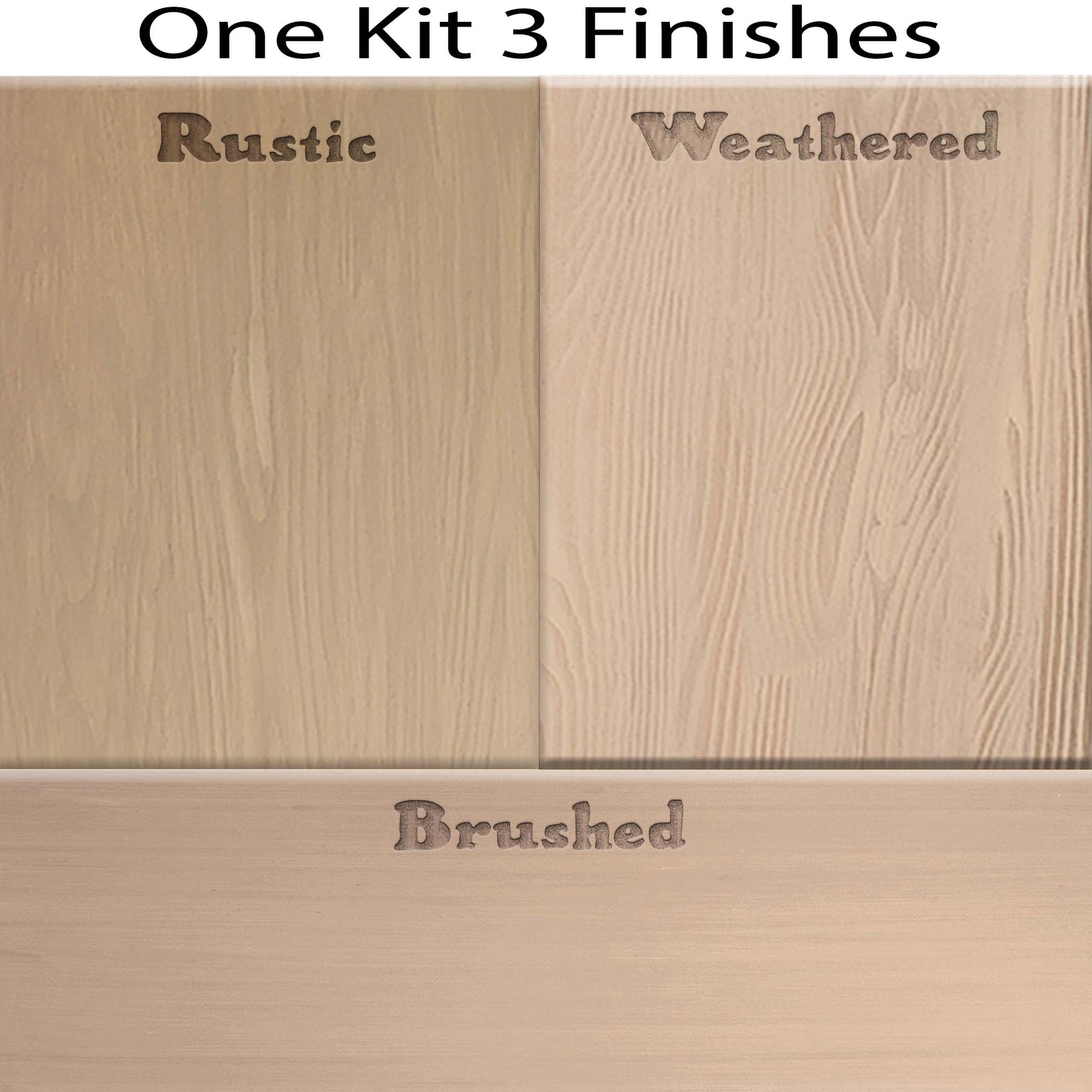 Fireplace Wood'n Finish Kit (Full Fireplace) - Pickled Oak