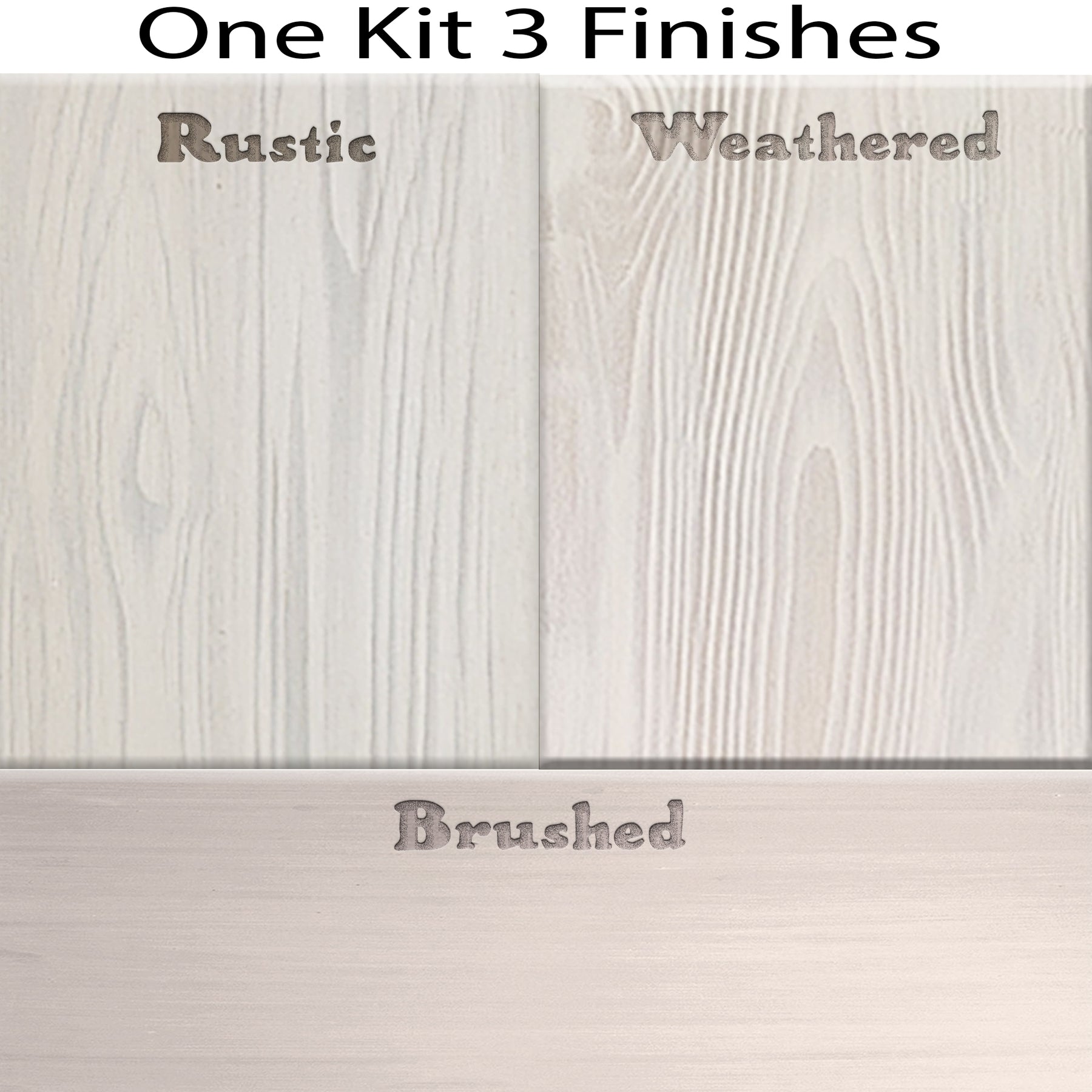 Multi-purpose Wood'n Kit (4x Lg) - White Wash