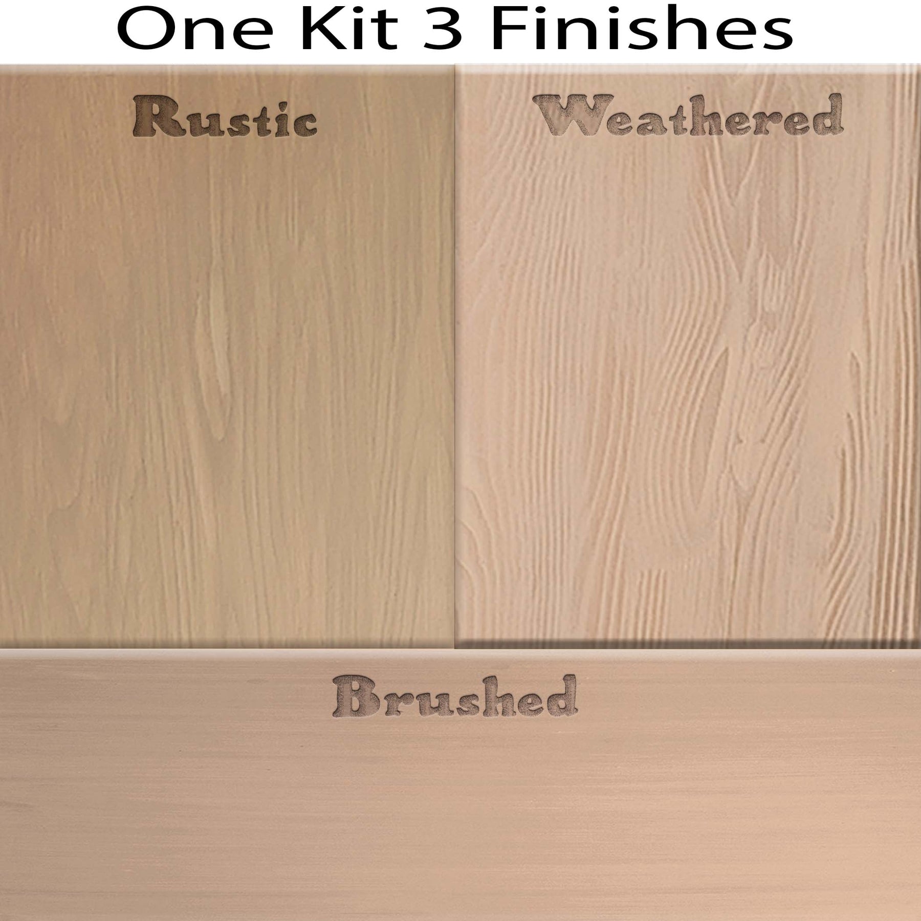 Multi-purpose Wood'n Kit (4x Lg) - Pickled Oak - Interior Top Coat