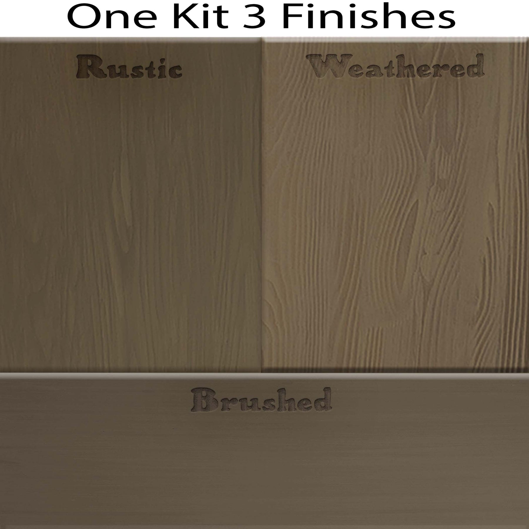 Wood'n Cabinet Kit (48 Door / Grained) - Black Walnut