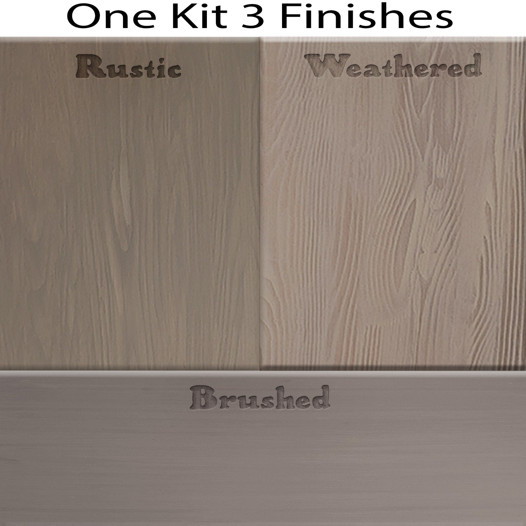 Multi-purpose Wood'n Kit (Large) - Weathered Wood - Interior Top Coat