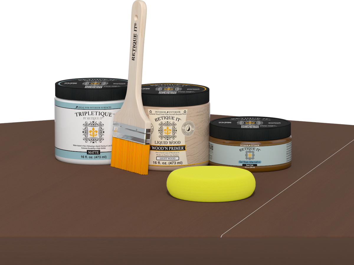 Multi-purpose Smooth Finish Kit (Med) - Dark Oak - Interior Top Coat