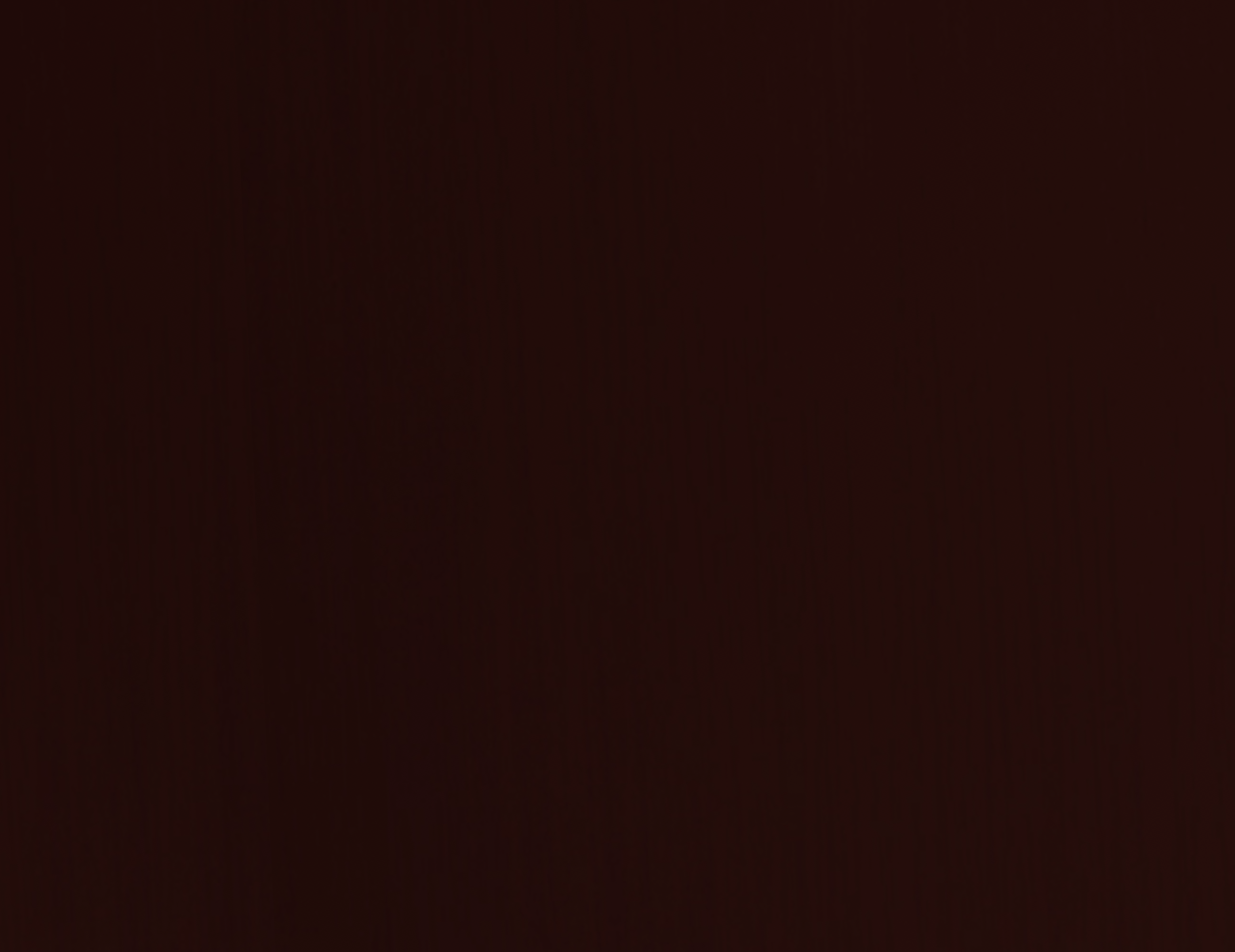 Black Cherry finish swatch showing subtle vertical wood-grain texture.