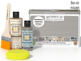 Retique It® Multi-purpose Smooth Finish Kit in Weathered Wood with box, ideal for wood finishing and furniture renovation.