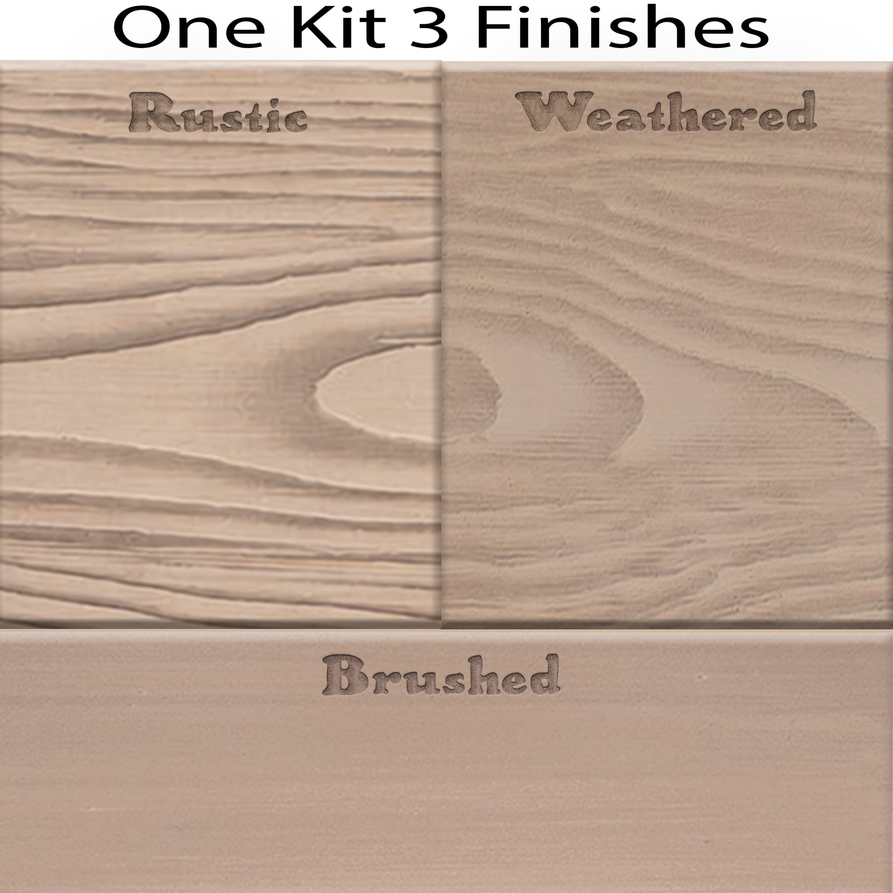 Retique It® French Oak countertop stain kit with color swatches for kitchen island finishes, showcasing wood stain options.