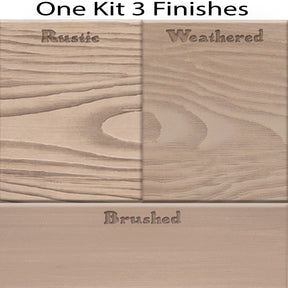 Retique It® French Oak countertop stain kit with color swatches for kitchen island finishes, showcasing wood stain options.