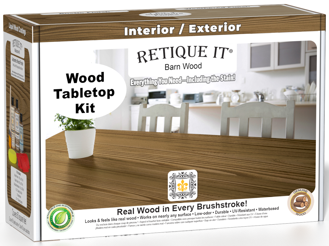 Tabletop Wood'n Finish Kit - Barn Wood