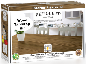 Tabletop Wood'n Finish Kit - Barn Wood