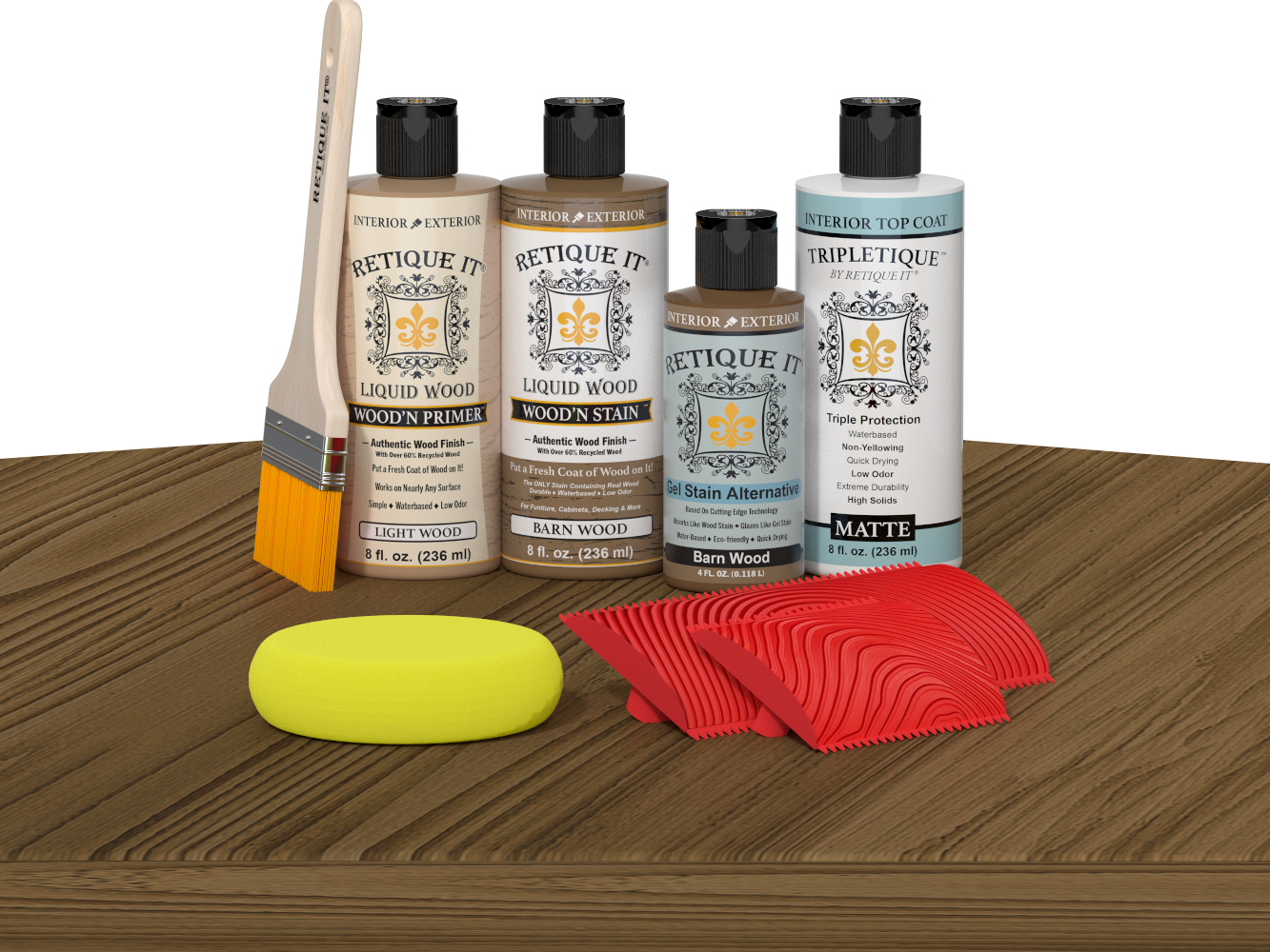 Multi-purpose Wood'n Kit - Barn Wood - Interior Topcoat