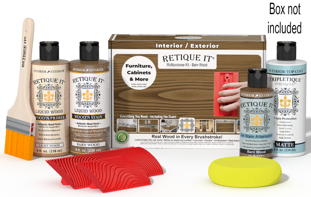 Multi-purpose Wood'n Kit - Barn Wood - Interior Topcoat