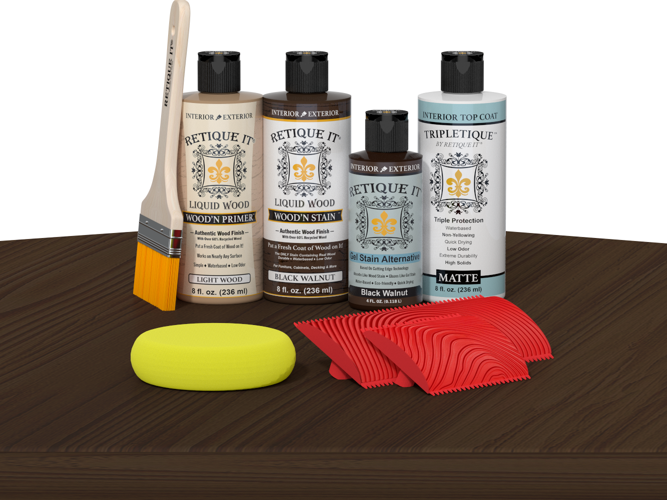 Tabletop Wood'n Finish Kit - Black Walnut