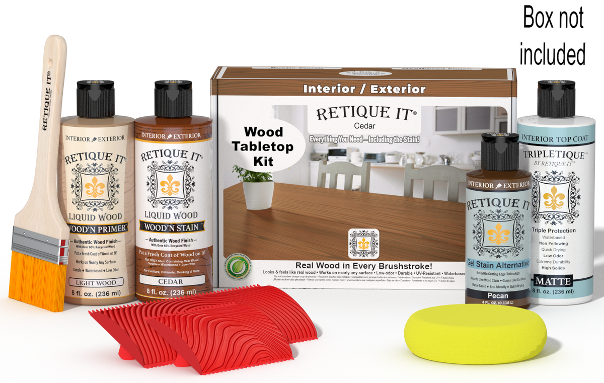 Tabletop Wood'n Finish Kit - Cedar