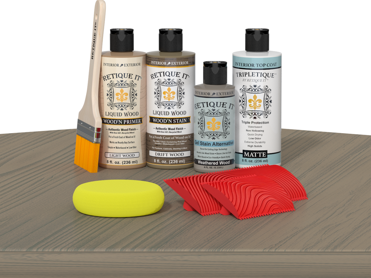 Tabletop Wood'n Finish Kit - Drift Wood