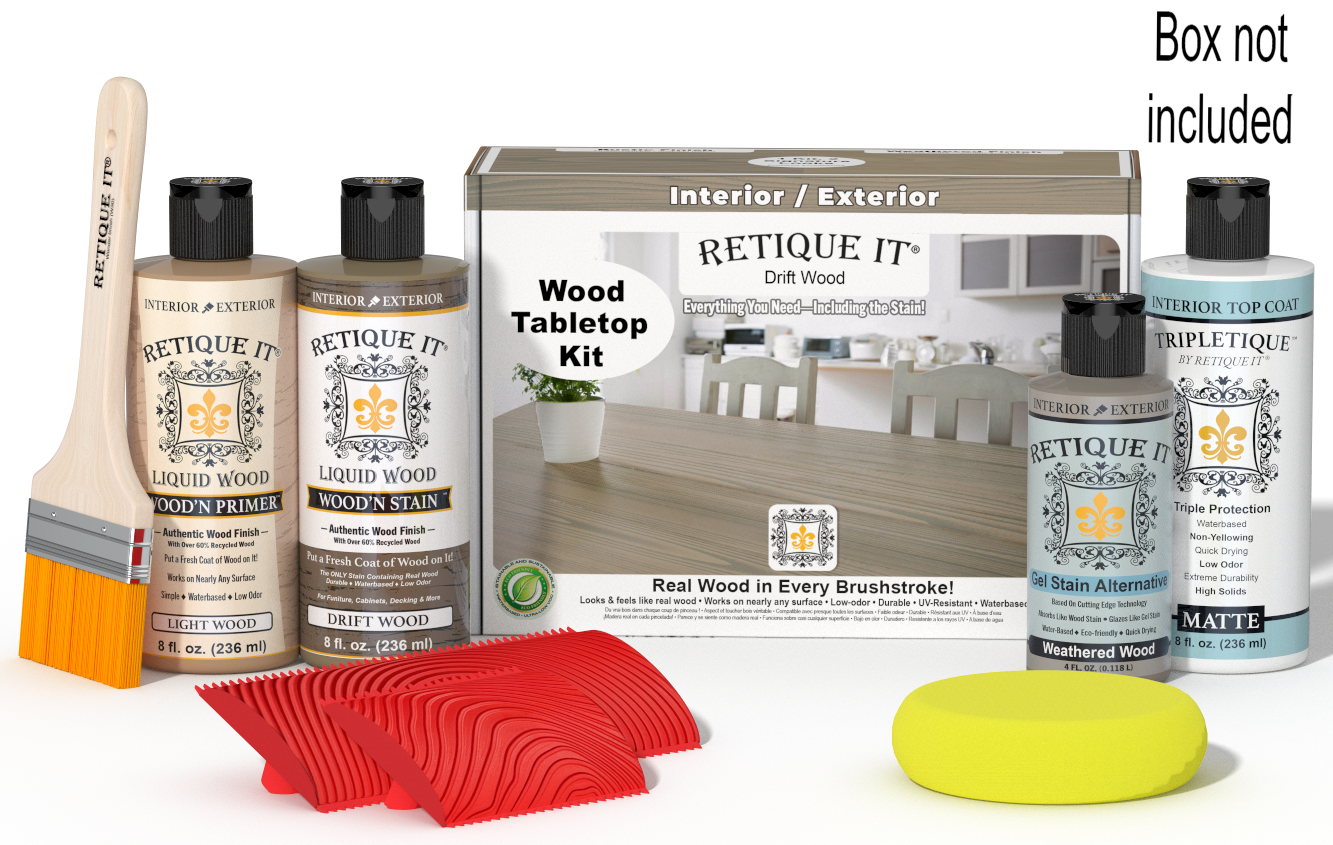 Tabletop Wood'n Finish Kit - Drift Wood