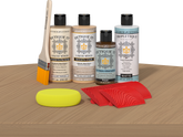 Multi-purpose Wood'n Kit Pickled Oak interior top coat kit by Retique It® for wood finishing and protection.