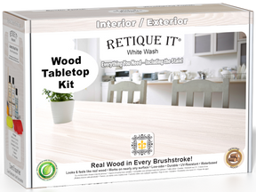 Tabletop Wood'n Finish Kit - White Wash