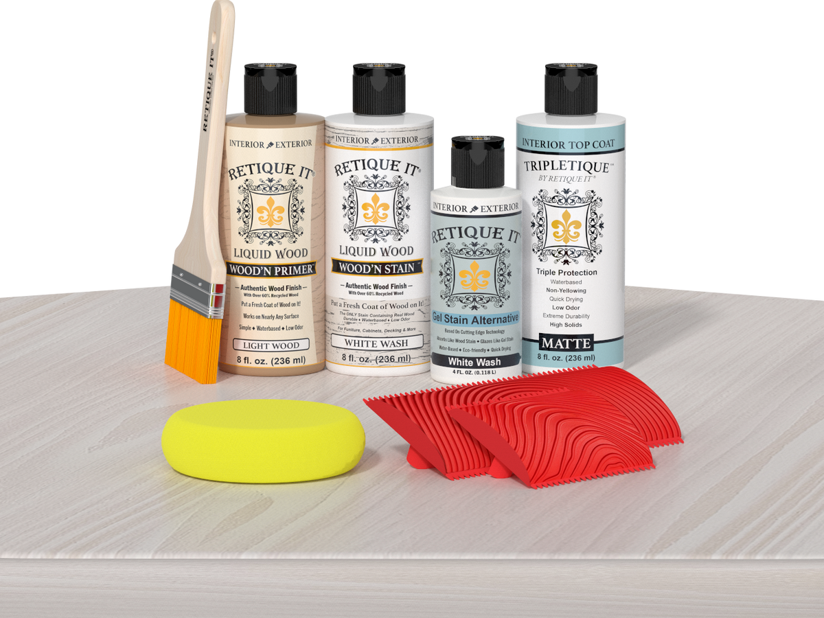 Multi-purpose Wood'n Kit - White Wash - Interior Top Coat