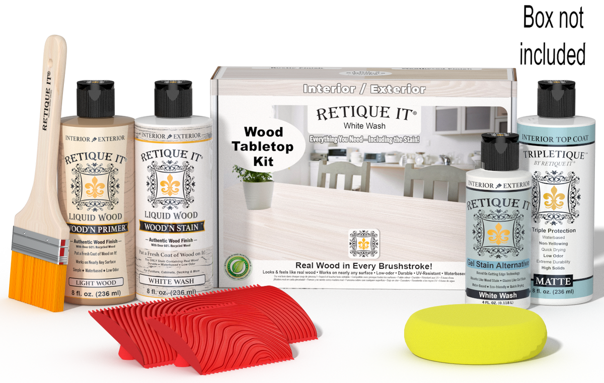 Tabletop Wood'n Finish Kit - White Wash