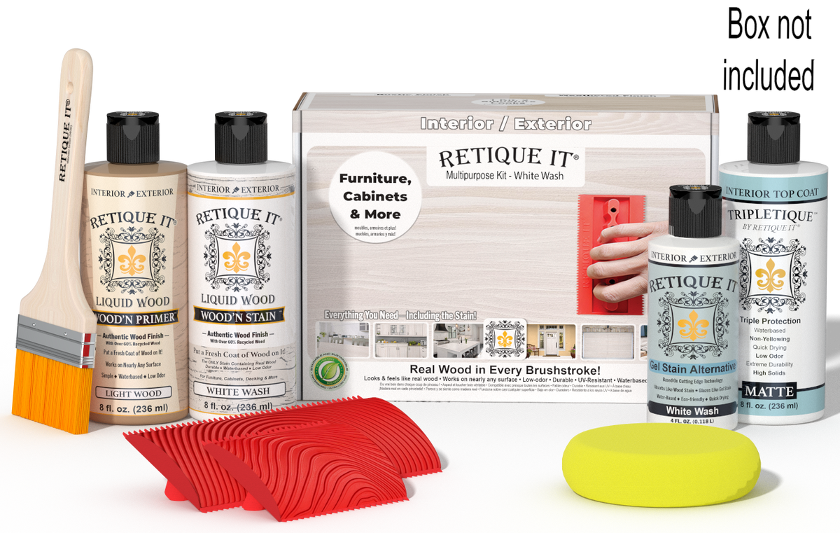 Multi-purpose Wood'n Kit - White Wash - Interior Top Coat