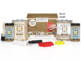 Retique It® Wood'n Finish Kit in Pickled Oak with four large containers, ideal for multi-purpose wood finishing projects.