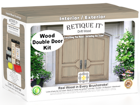 Wood'n Finish Front Door Kit (Double) - Drift Wood — box hero