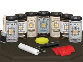 Wood'n Door Kit (Front & Garage Door) - Charcoal — Satin kit contents