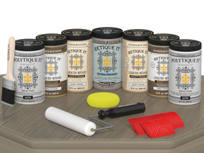 Wood'n Door Kit (Front & Garage Door) - Drift Wood — Satin kit contents