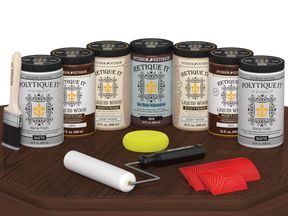 Wood'n Door Kit (Front & Garage Door) - Java — Matte kit contents