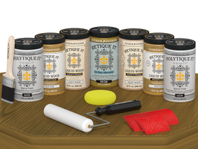 Wood'n Door Kit (Front & Garage Door) - Old Oak — Satin kit contents