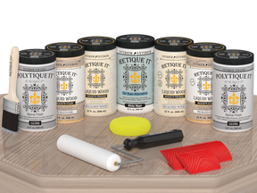 Wood'n Door Kit (Front & Garage Door) - Sun Bleached — Gloss kit contents