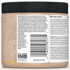 Retique It® Liquid Wood Wood'n Primer in Light Wood, 16 fl oz bottle, ready to prepare surfaces for wood finishing projects