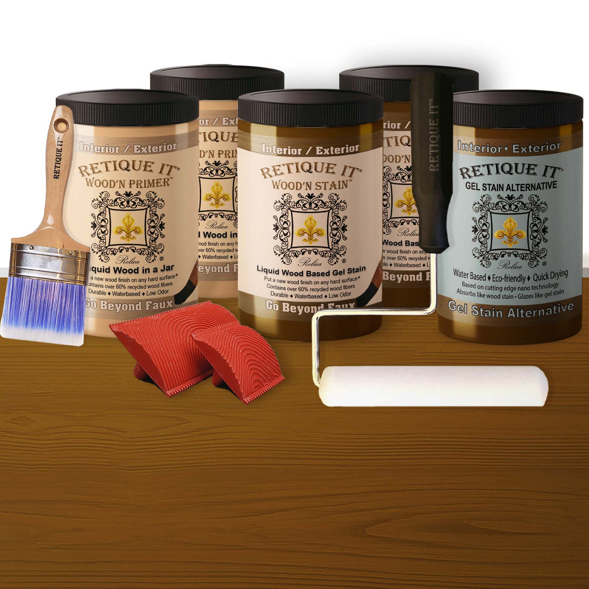 Multi-purpose Wood'n Kit (Large) - Walnut - Interior Top Coat