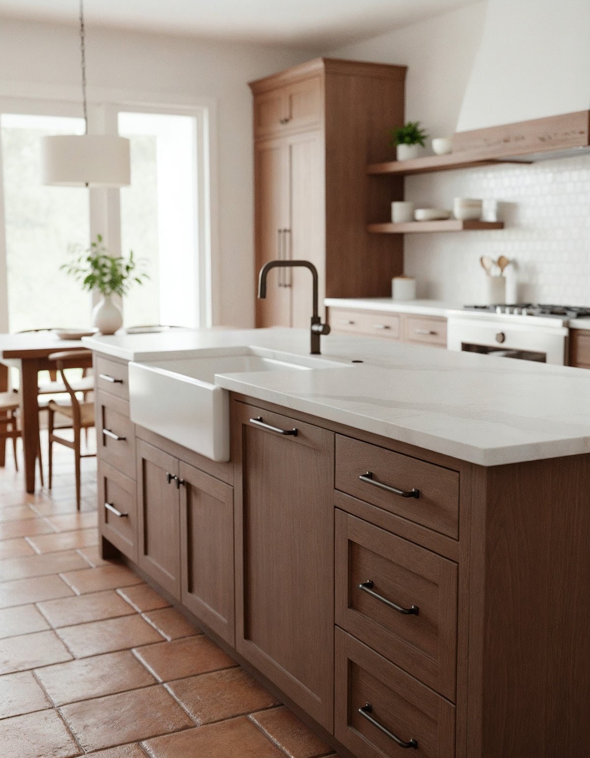 Retique It® Wood'n Finish Kit in Dark Oak with exterior top coat, showing dark rustic wood surface and finish application.