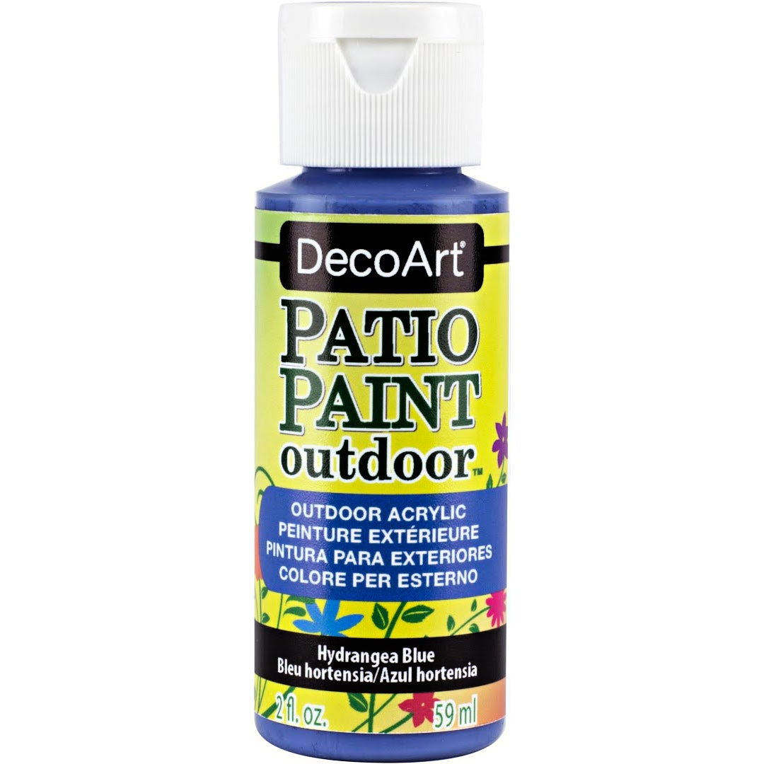 DecoArt Vintage Rose Patio Paint outdoor acrylic paint in 2 oz bottle for patio and outdoor furniture decoration