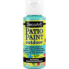 DecoArt Vintage Rose Patio Paint outdoor acrylic paint in a 2 oz bottle, suitable for outdoor furniture and surfaces.