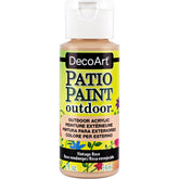 DecoArt Vintage Rose outdoor acrylic patio paint in a 2 oz bottle, suitable for garden furniture and outdoor decor.