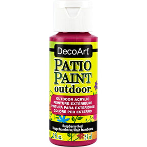 DecoArt Vintage Rose Patio Paint outdoor acrylic paint in a 2 oz bottle for garden furniture and outdoor decor.