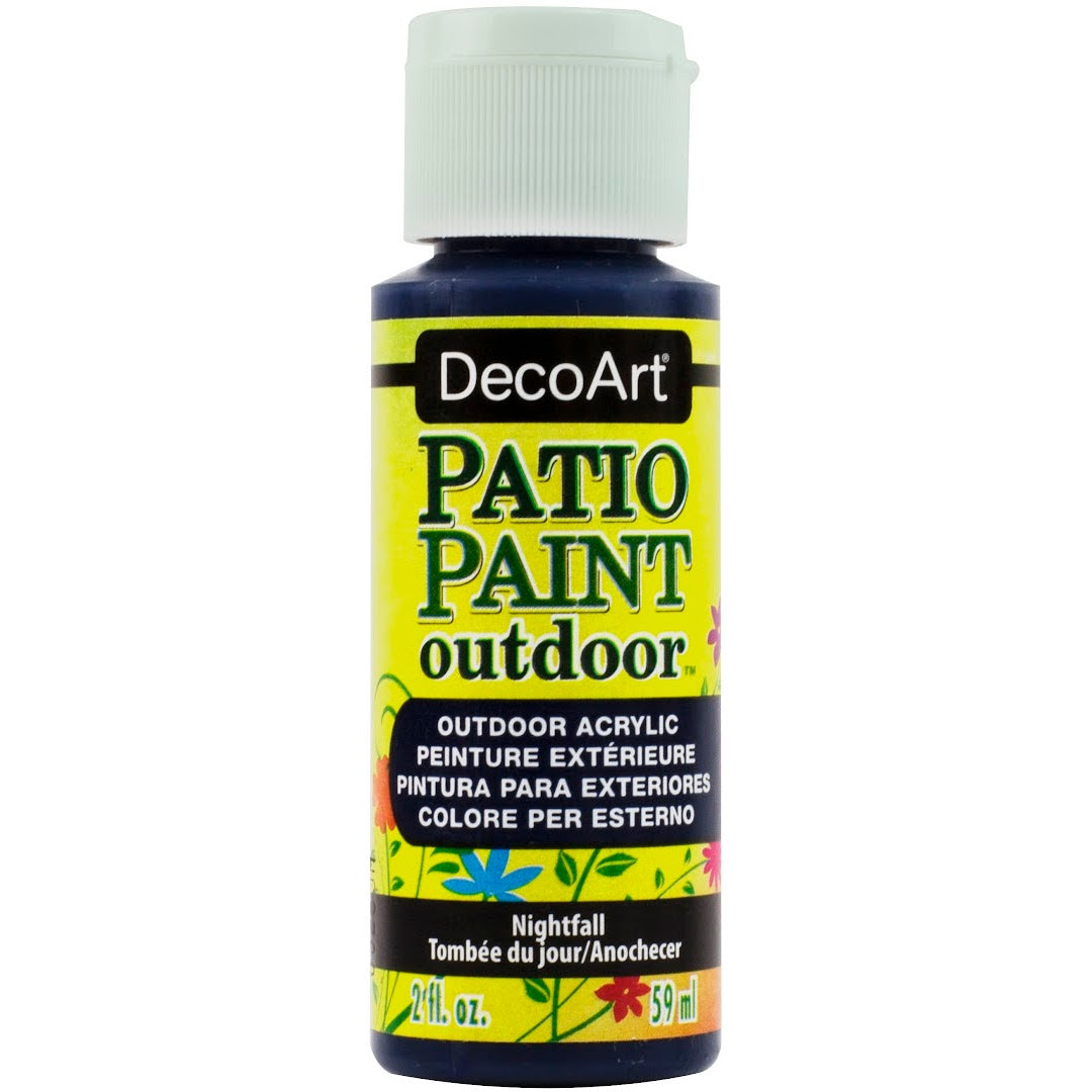 DecoArt Vintage Rose outdoor acrylic patio paint in 2 oz bottle for outdoor craft and furniture projects