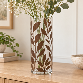 DecoArt Glass Paint in brown for glass craft projects
