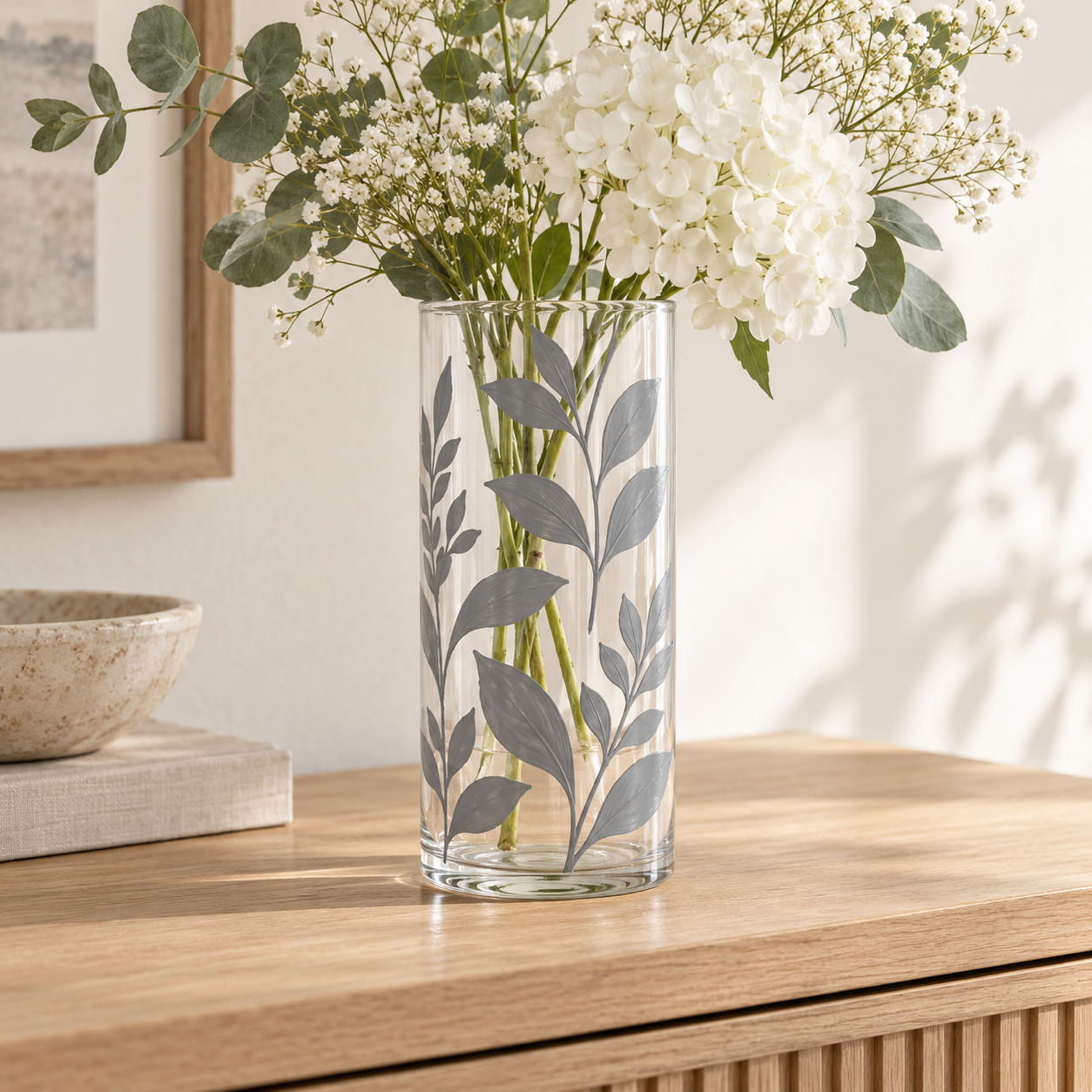 DecoArt Grey Glass Paint bottle for glass art and craft projects