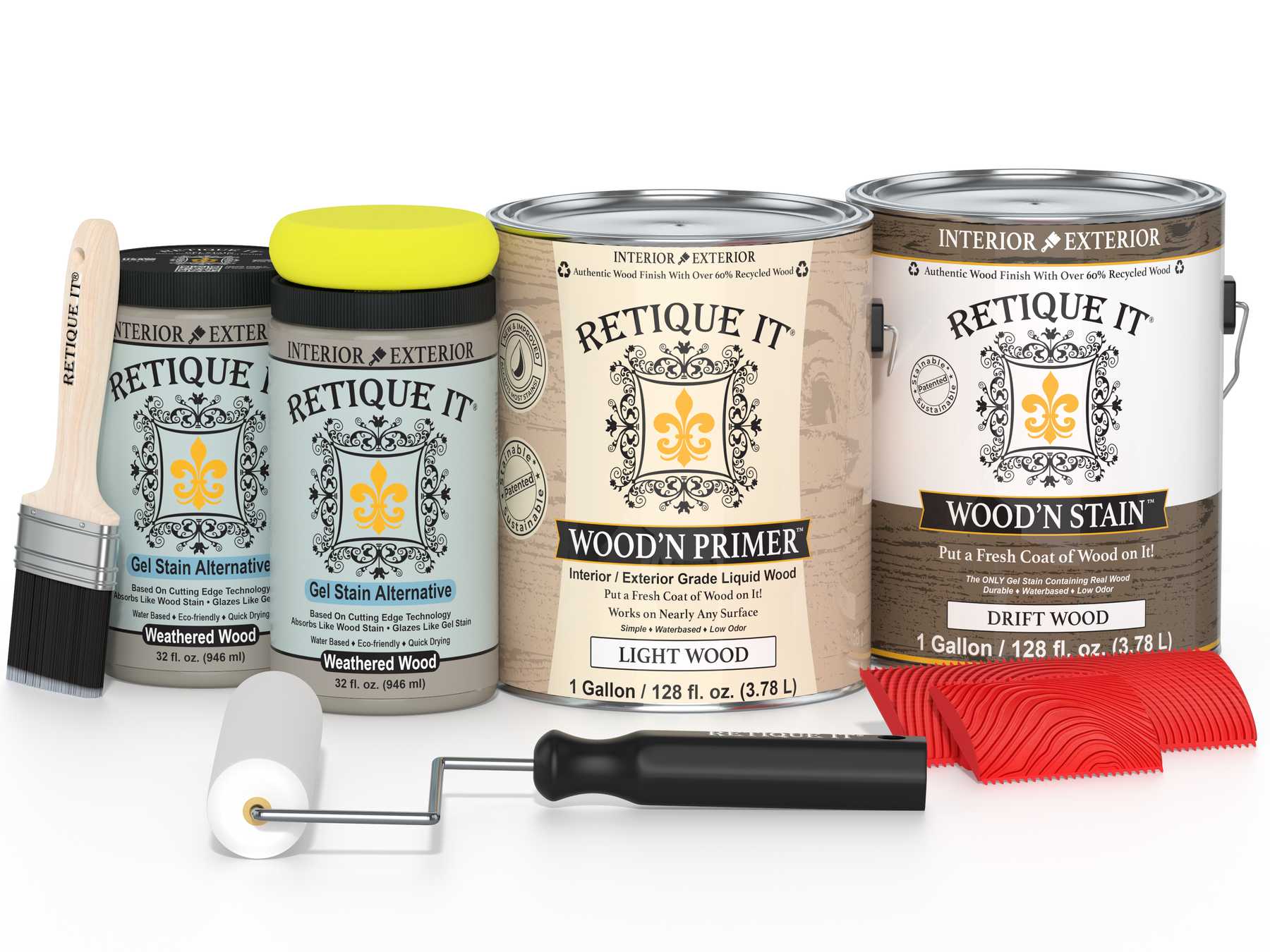 Multi-purpose Wood'n Kit (4x Lg) - Drift Wood